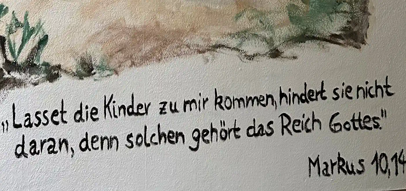 Ein neues Kunstwerk: „Jesus und die Kinder“